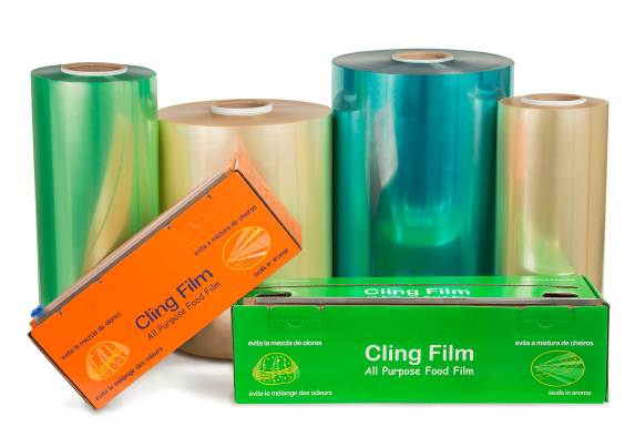 Caja con 4 rollos de film PVC 9 Micras